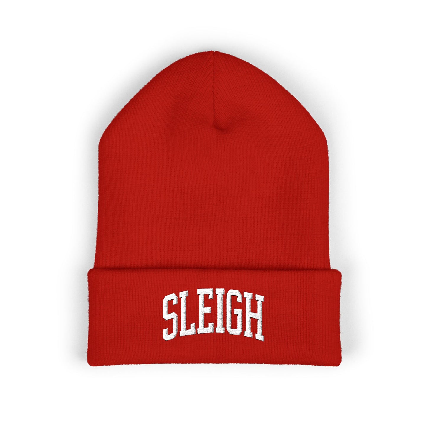 SLEIGH Embroidered Beanie | Red, White or Black