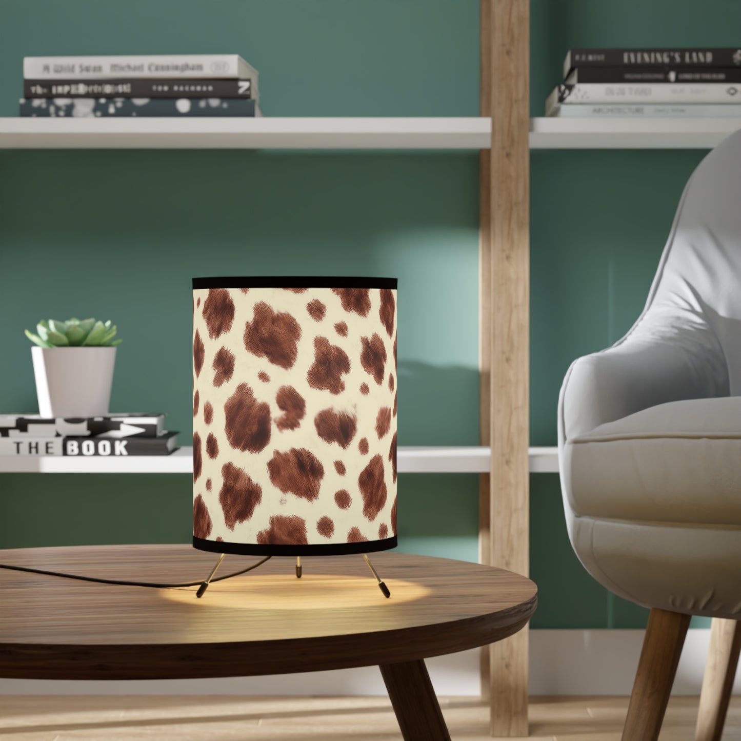 Appaloosa Print Tripod Lamp | Urban Cowgirl Collection