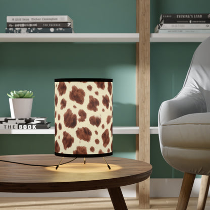 Appaloosa Print Tripod Lamp | Urban Cowgirl Collection