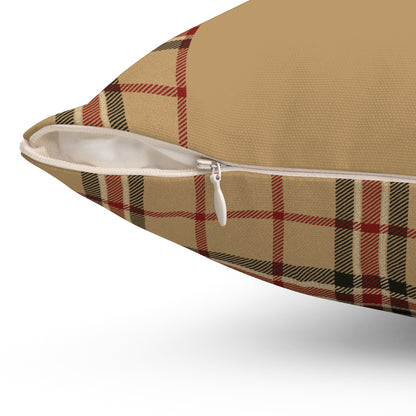 Moose & Tartan Winter Pillow Case | 4 Sizes