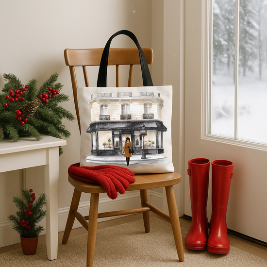 Personalized London Regent Collection Tote Bag | Winter Girl Avatars