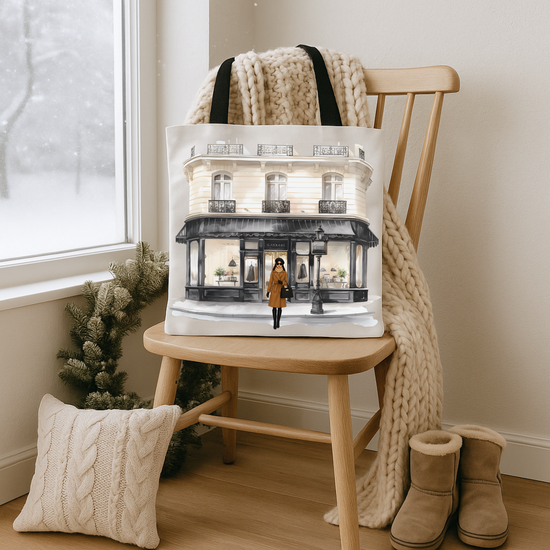 Personalized London Regent Collection Tote Bag | Winter Girl Avatars