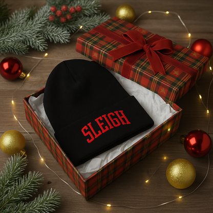 SLEIGH Embroidered Beanie | 5 Colors