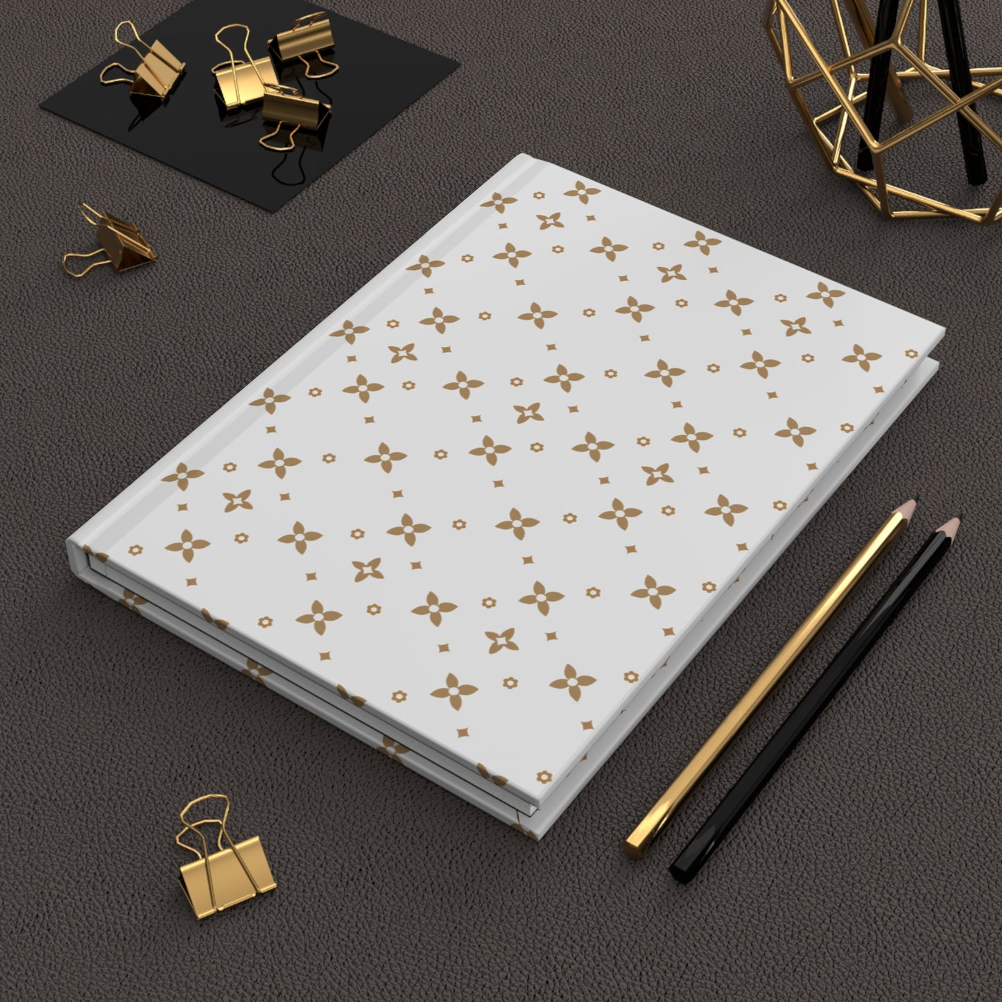 Hardcover-Tagebuch | Karamell-Sablette-Druck | Personalisierbar