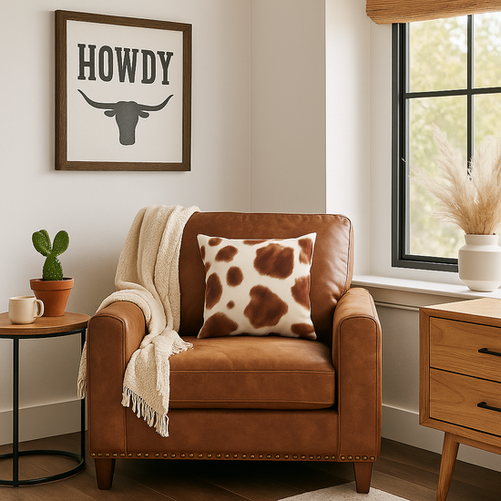 Appaloosa Print Pillow Cover – Urban Cowgirl Collection