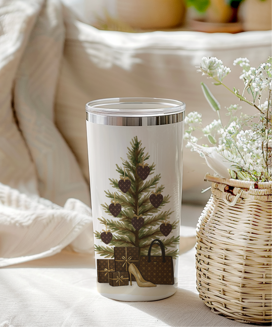 Nouveau Noël 20oz Tumbler | Stainless Steel | Personalized Back