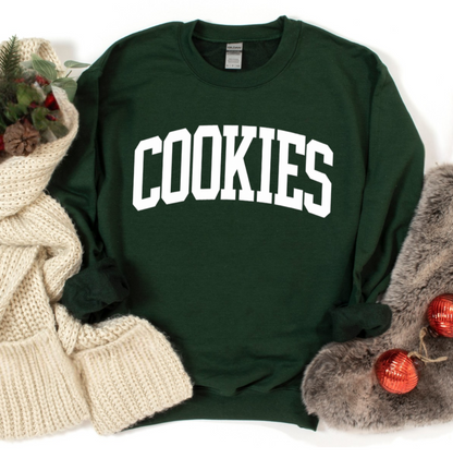 COOKIES Sweatshirt | Personalizable Left Sleeve