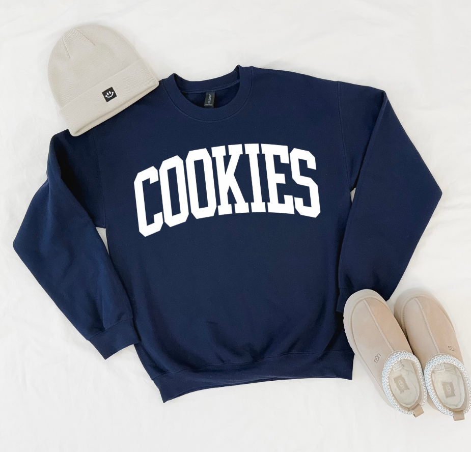 COOKIES Sweatshirt | Personalizable Left Sleeve