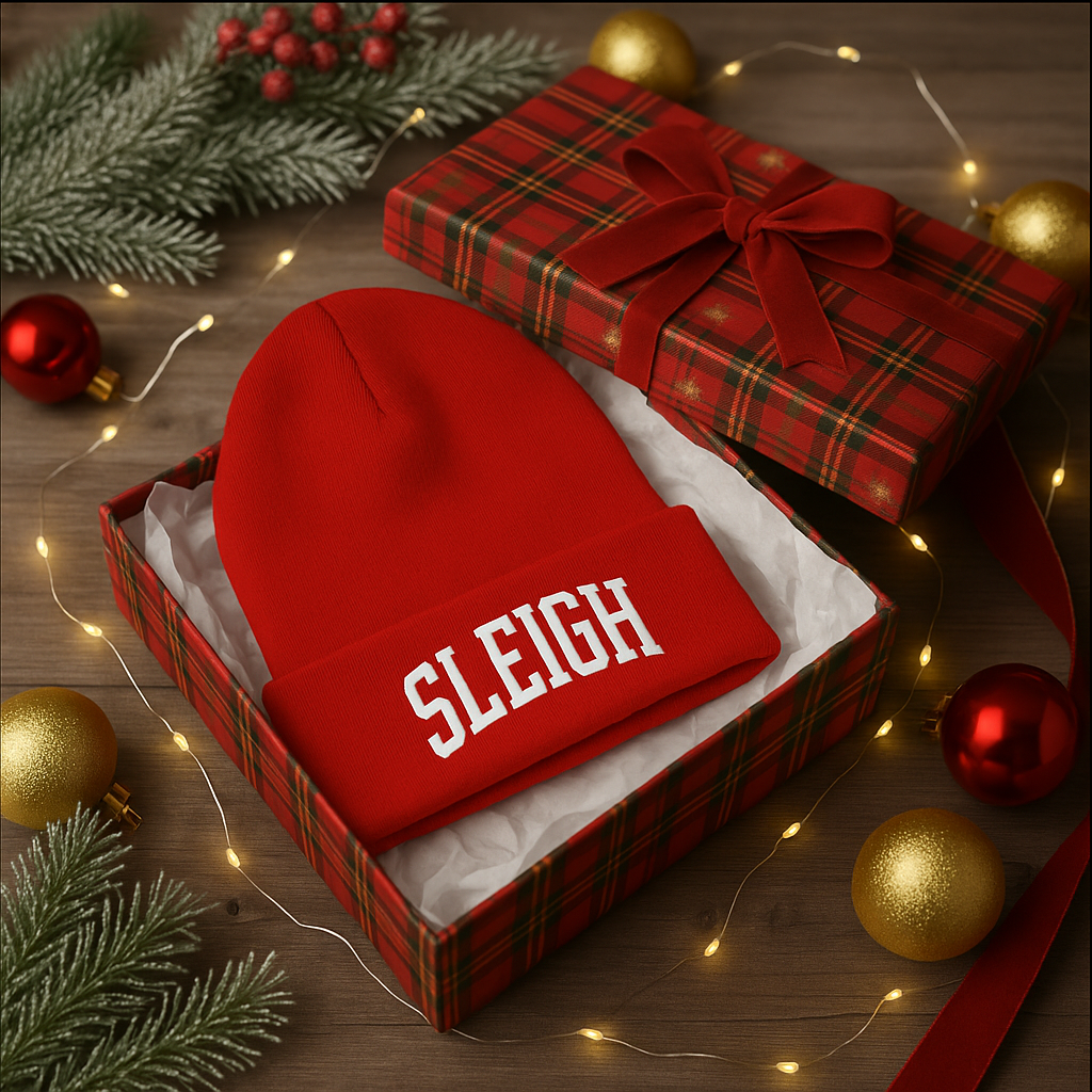 SLEIGH Embroidered Beanie | 5 Colors
