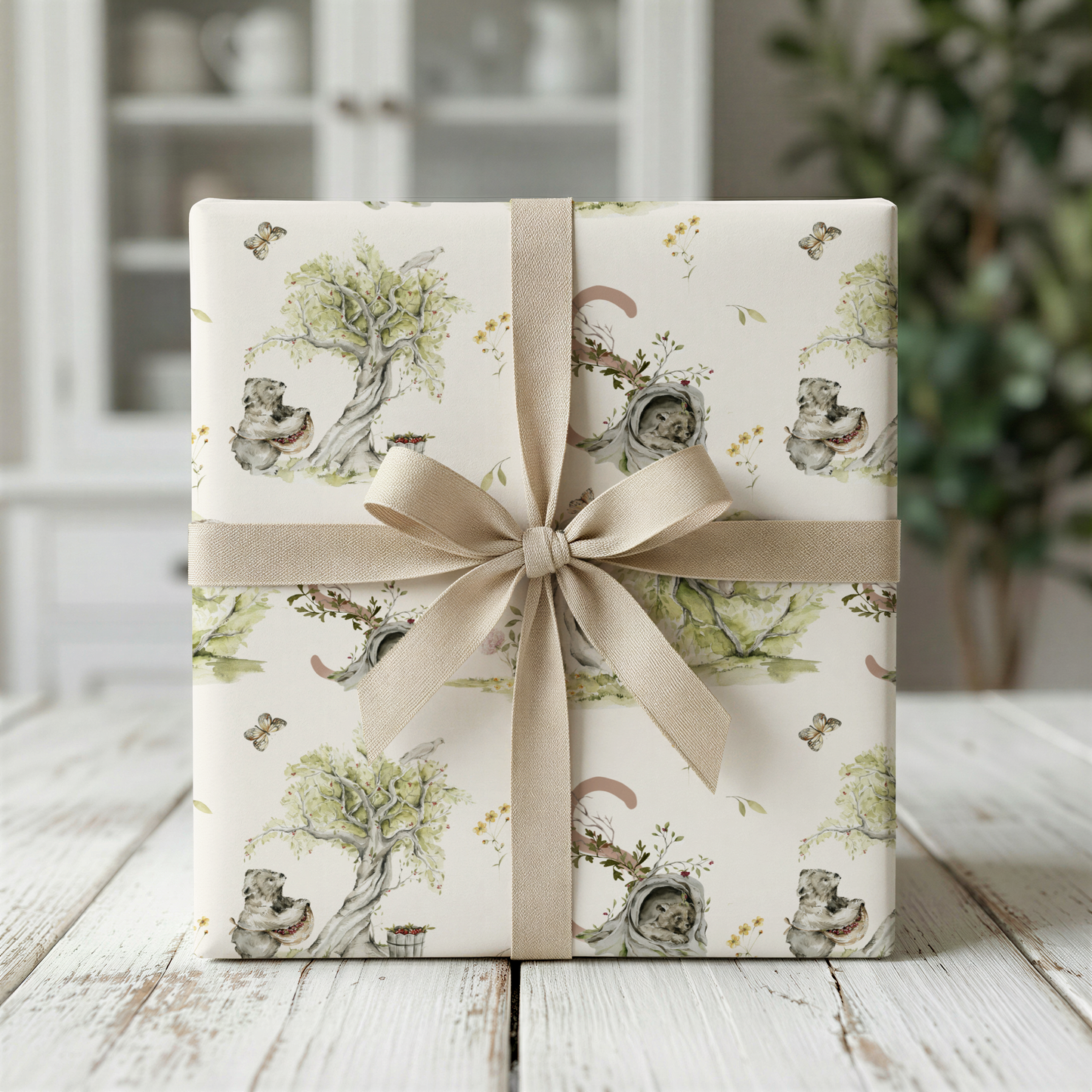 Petits Animaux | Orchard Bears Wrapping Paper