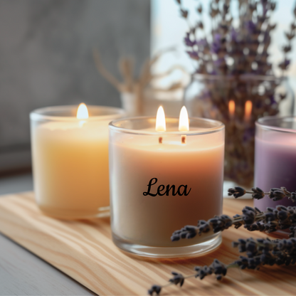 Vela chic personalizable | Diseño de tacones y bolsos