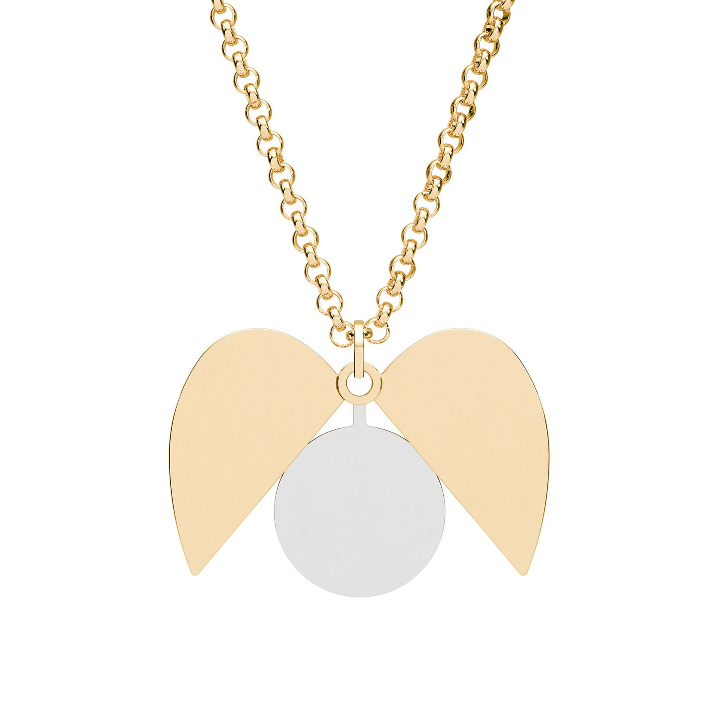 Hidden Message Heart Necklace | Engraved Inside & Out