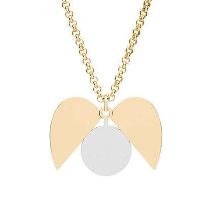 Hidden Message Heart Necklace | Engraved Inside & Out