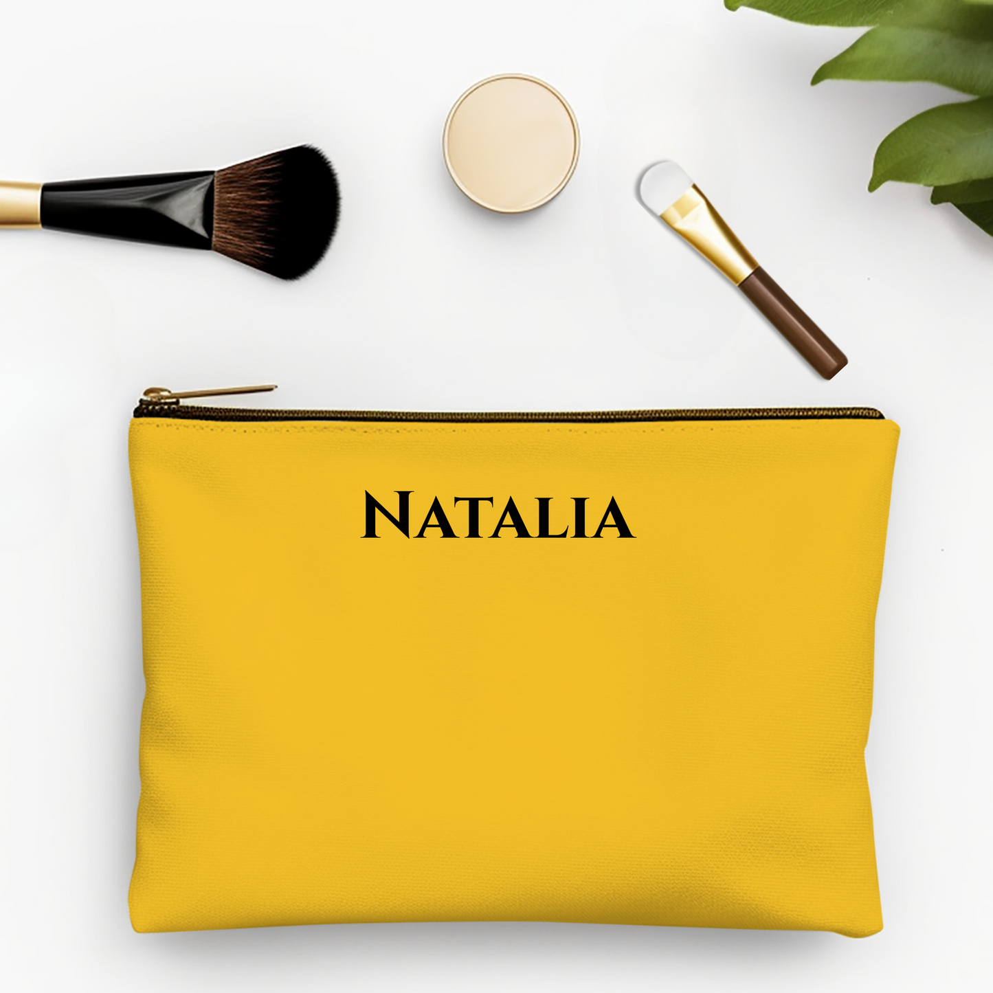 Halloween Schminktasche | „Boo-tiful“ Schicker Print Geist | Personalisierbar
