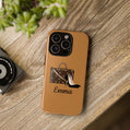 Funda resistente personalizada para teléfono | iPhone Samsung Pixel | Tacones y bolso o solo bolso | 10 colores