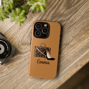Personalized Shoes & Purse Tough Phone Case | iPhone Samsung Pixel | 10 Color Options