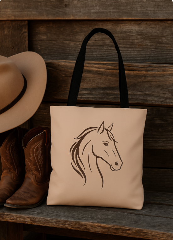 Modern Equestrian Collection Tote Bag