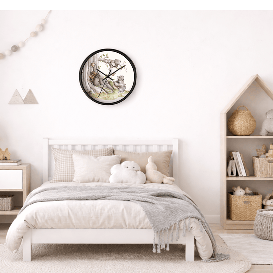 Petits Animaux | Orchard Bears Wall Clock - Tresor Valeur