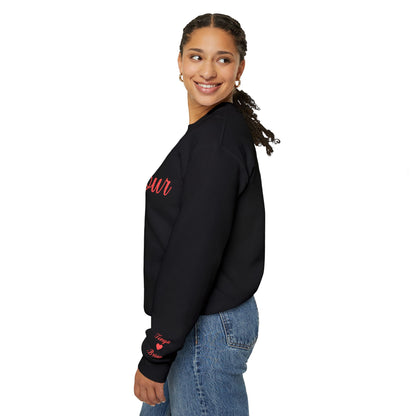 Amour Embroidered Sweatshirt | Personalized Sleeve Option