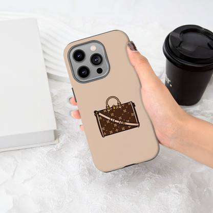 Personalized Shoes & Purse Tough Phone Case | iPhone Samsung Pixel | 10 Color Options