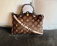 Fun fashion pillow in the shape of a classic handbag.
