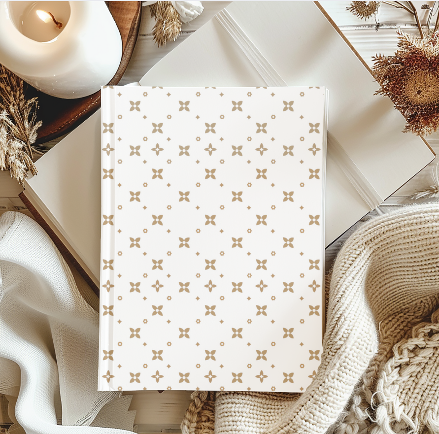 Hardcover-Tagebuch | Karamell-Sablette-Druck | Personalisierbar