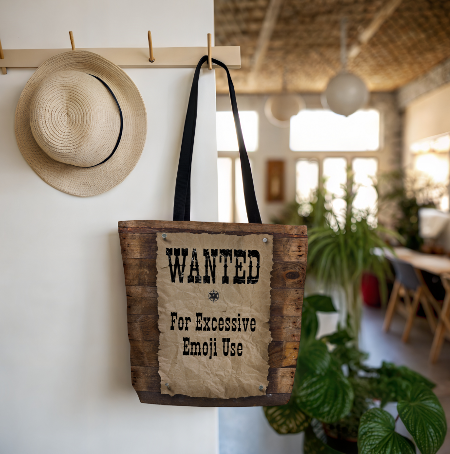 Wanted Poster Tote Bag | Urban Cowgirl Collection