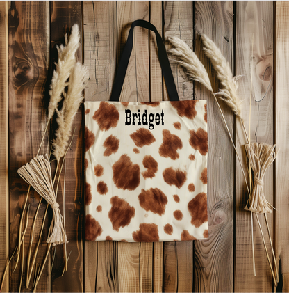 Appaloosa Print Tote Bag | Personalized Western Style