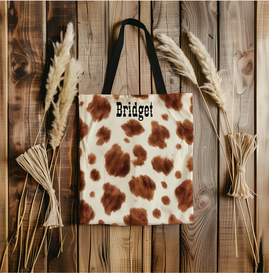 Appaloosa Print Tote Bag | Personalized Western Style