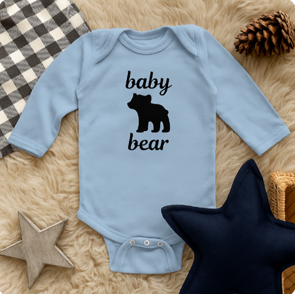 Baby Bear Infant Long Sleeve Bodysuit | Cozy Woodland Baby Onesie