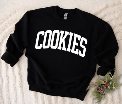 COOKIES Sweatshirt | Personalizable Left Sleeve