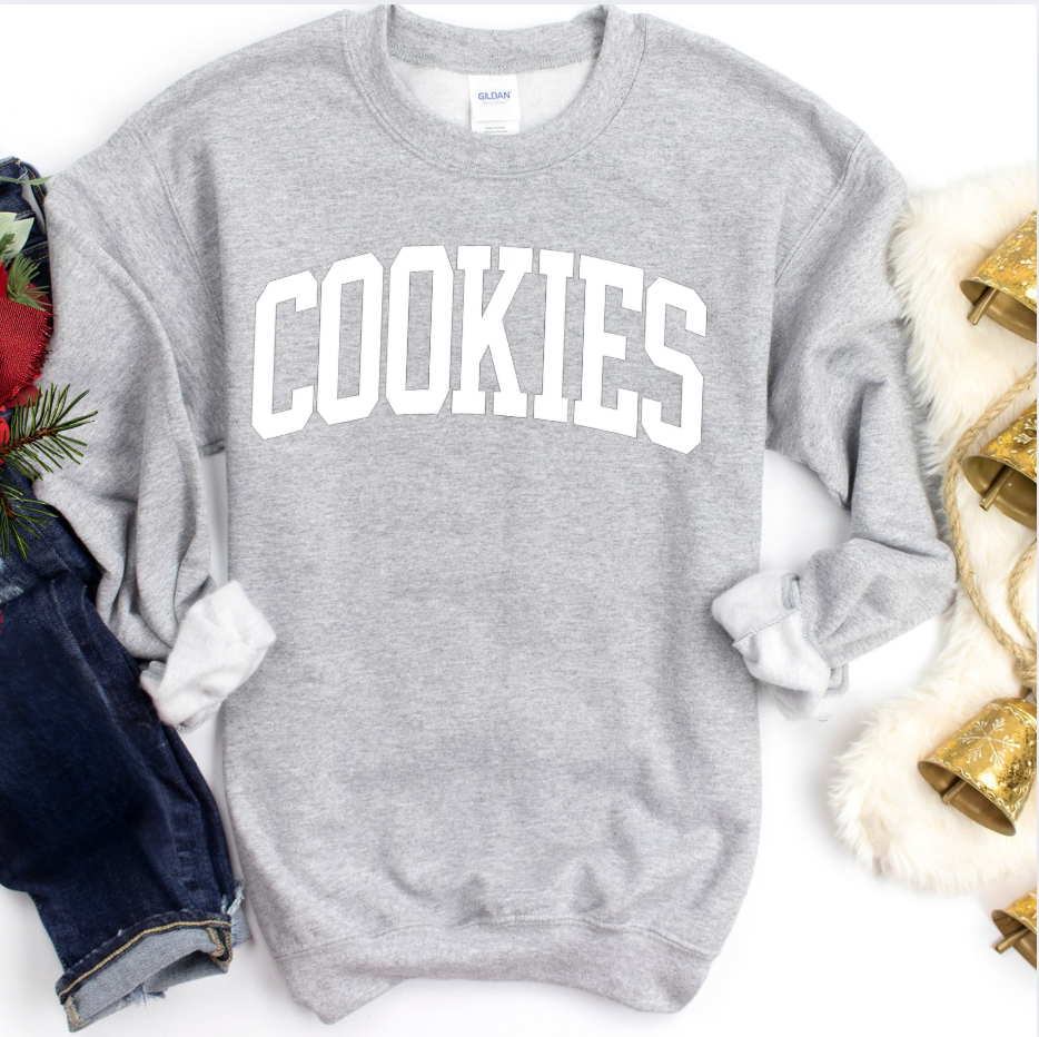 COOKIES Sweatshirt | Personalizable Left Sleeve