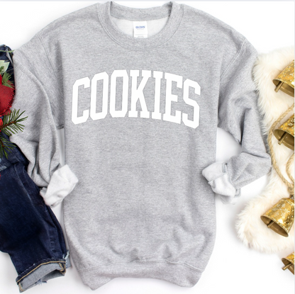 COOKIES Sweatshirt | Personalizable Left Sleeve