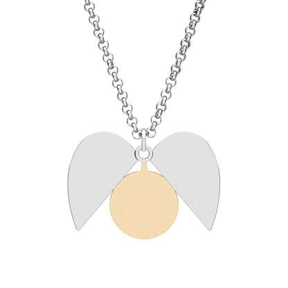 Hidden Message Heart Necklace | Engraved Inside & Out