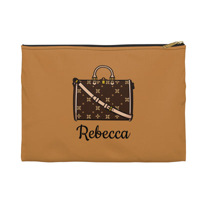 Personalized Makeup Bag – Shoes & Purse or Purse‑Only Graphic | Custom Cosmetic Pouch by Tresor Valeur