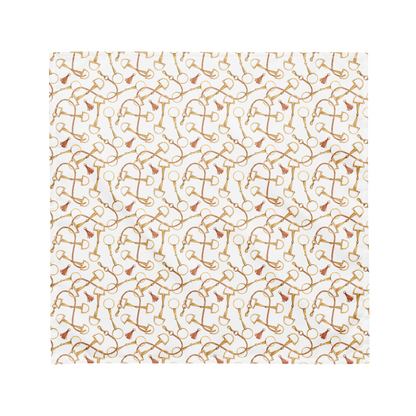 Modern Equestrian Collection | Horse Bit & Tassel Bandana