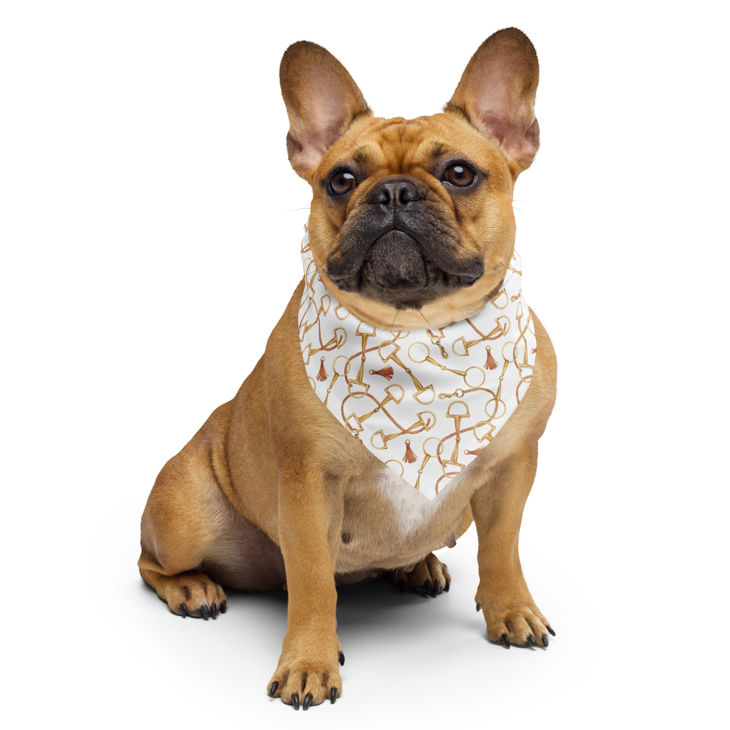 Modern Equestrian Collection | Horse Bit & Tassel Bandana